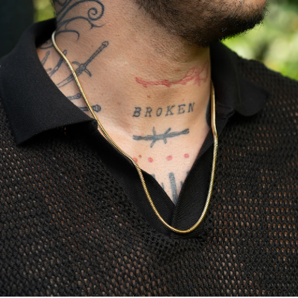 Cadena Cordon Hombre Oro Laminado